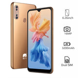 Mione A66 SmartPhone Dual SIM, Black, 3GB RAM, 32GB ROM, 3200mAH