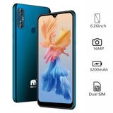 Mione A66 SmartPhone Dual SIM, Black, 3GB RAM, 32GB ROM, 3200mAH