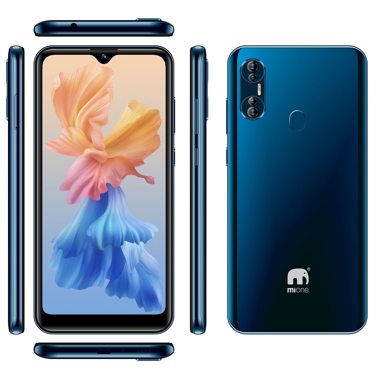 Mione A66 SmartPhone Dual SIM, Black, 3GB RAM, 32GB ROM, 3200mAH