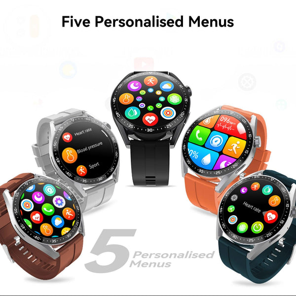 Mione MiW03 Smart Watch for Android iOS Phones Support QI Wireless