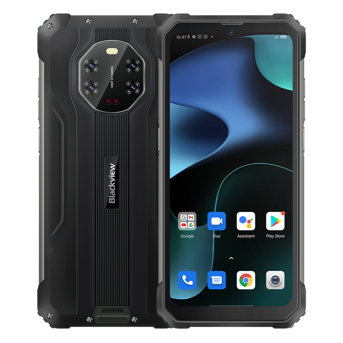 Blackview BL8800 33W Fast Charge 5G Infrared Camera Ruggedized Smartphone -  BLACK / 8GB+128GB