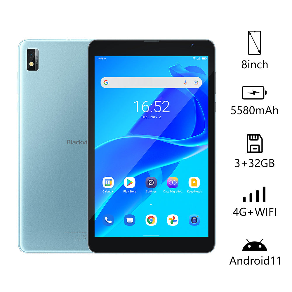 Blackview Tab 6 3GB+32GB 8-inch 5580mAh 4G+Wifi Three in one Tablet -  Blackview – mymione