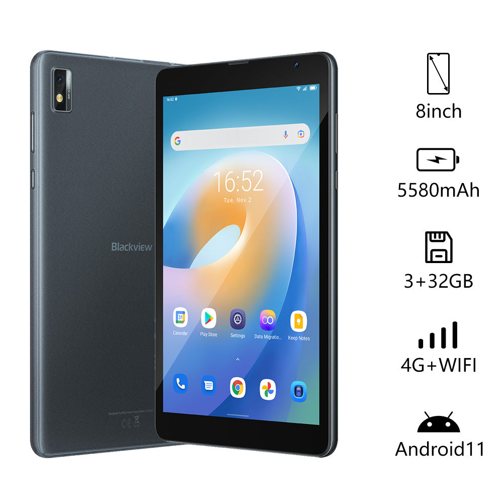 Blackview Tab 6 3GB+32GB 8-inch 5580mAh 4G+Wifi Three in one