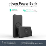 Mione M102 10000mAH Wireless Charging Power Bank
