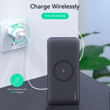 Mione M102 10000mAH Wireless Charging Power Bank