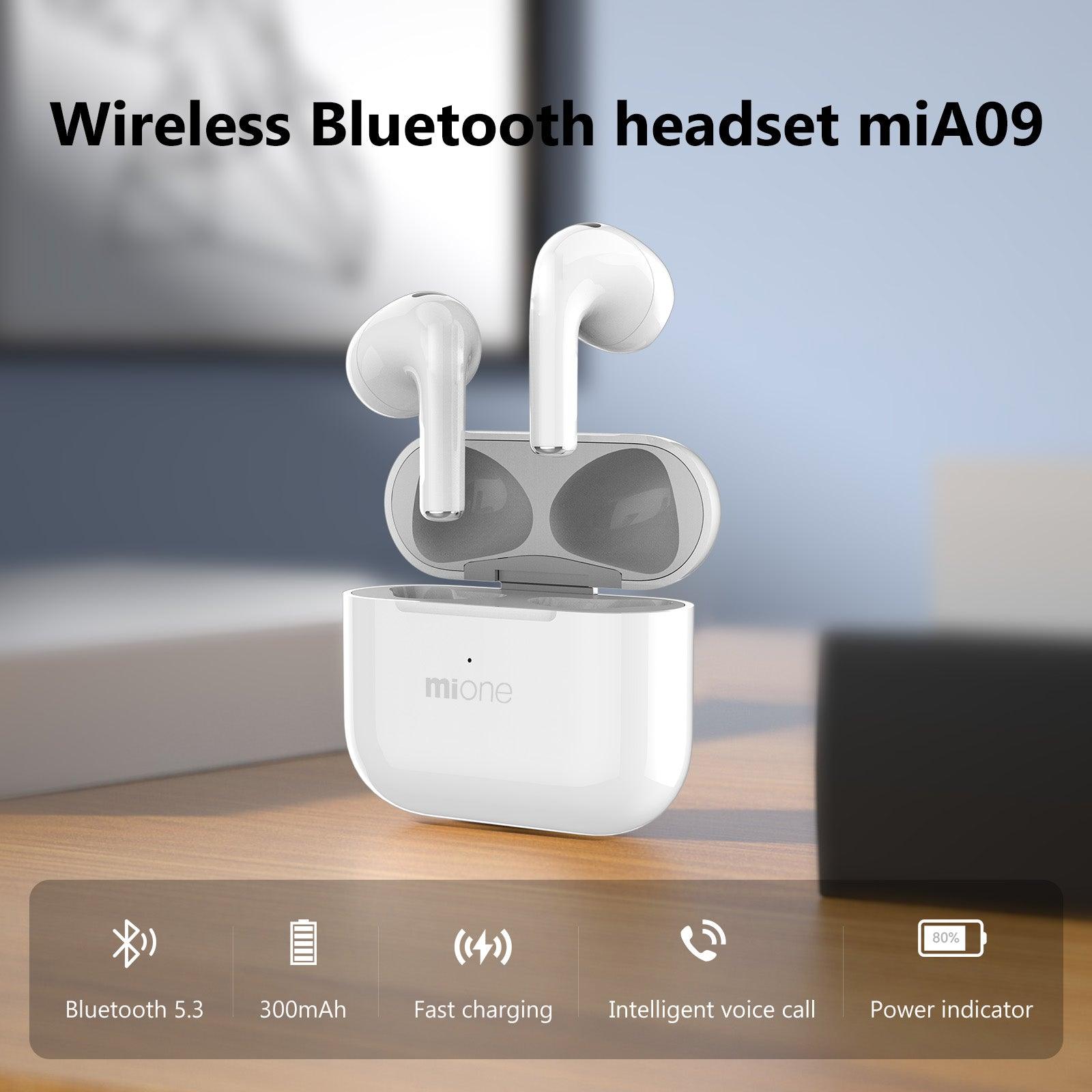 Mione MiA09 Bluetooth Earphones 10M unobstructed transmission