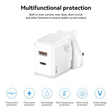 Mione Mic03 33W Dual-Port Fast Charger Compatible with Android IOS And Tablet