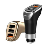 Mione R11 24w Multi-device 3 Ports USB Wireless Car Charger