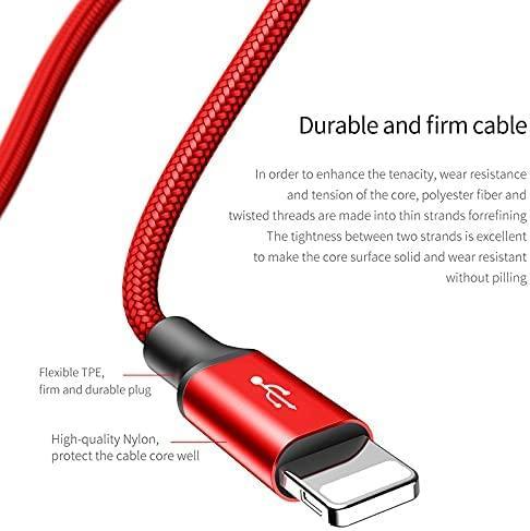 Mione XR03 1.5m 3 in 1 Premium Nylon Braided Charging Cable