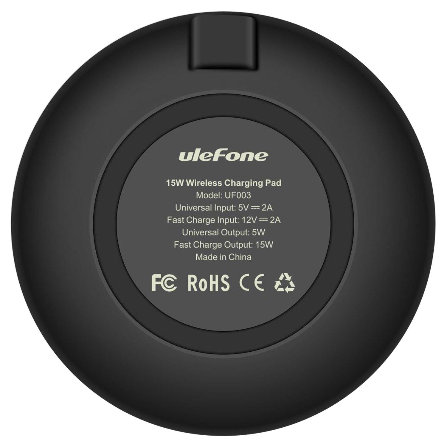 Ulefone UF003 15W Qi Wireless Charging Pad, Anti-Slip Design