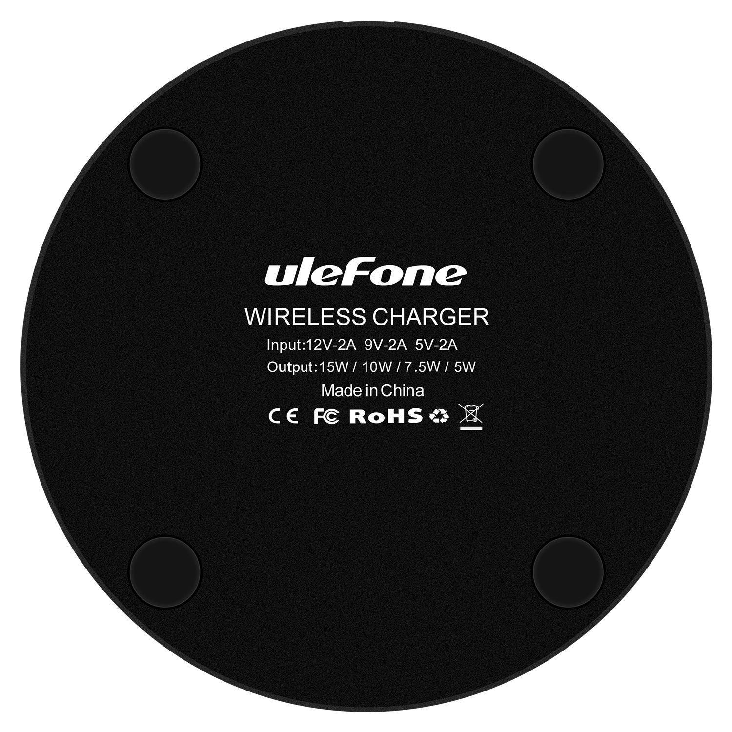 Ulefone UF005 15W Wireless Charging Pad, PD/QC, Wide Compatibility