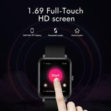 Mione MiW05 Smart Watch 1.69 Inch Touch Screen - Mione